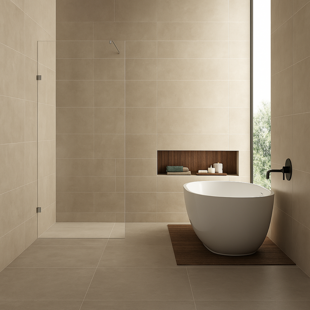 Wiesbaden Less Inloopdouche 8mm Nano Helder Glas / Chroom